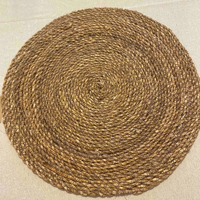 6 Pieces Original Wicker High Quality Placemat Table Natural Water Gourd Woven Table Mat Hot pad Utensils for kitchen