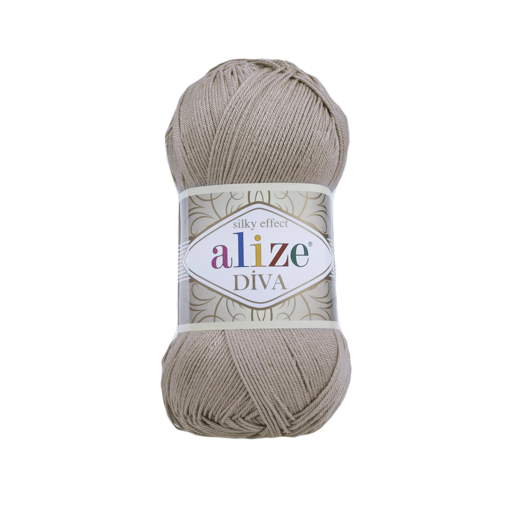 High Quality 5 Pieces Alize Diva Yarn Microfiber Acryilic Hand Knitting for Scarf Accesory Cardigan Thin Dyed Thread