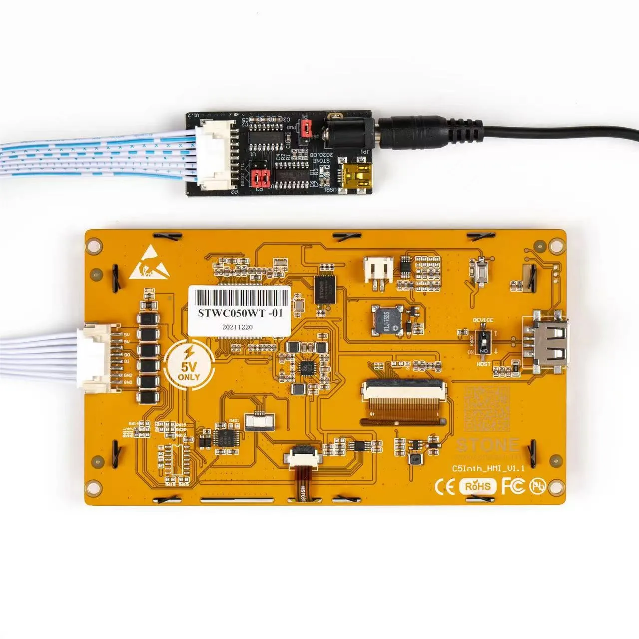 5.0 Inch TFT LCD Module passed CE/RoHS/FCC/ISO9001 International Certification and 24 hours Aging Testing offer professional