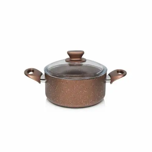 Bronze Color 20 CM Granite Deep Cookware