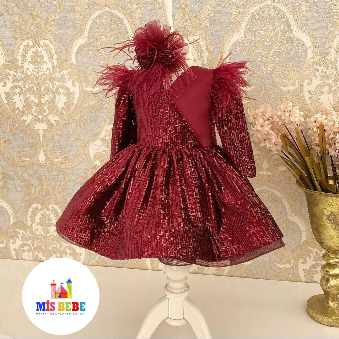 Toddler Girl Baby Clothing Dresses Baby 1 Year Birthday Christening Lace Girls Tulle Dress Kids Infant Party Cake Smash Outfit