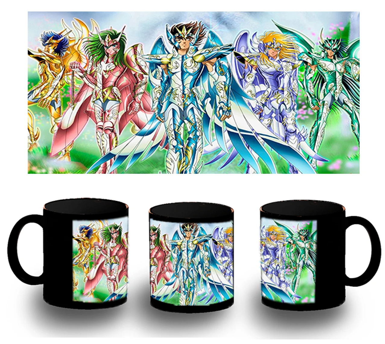 CUP FULLY black ARMOR DIVINE black mug