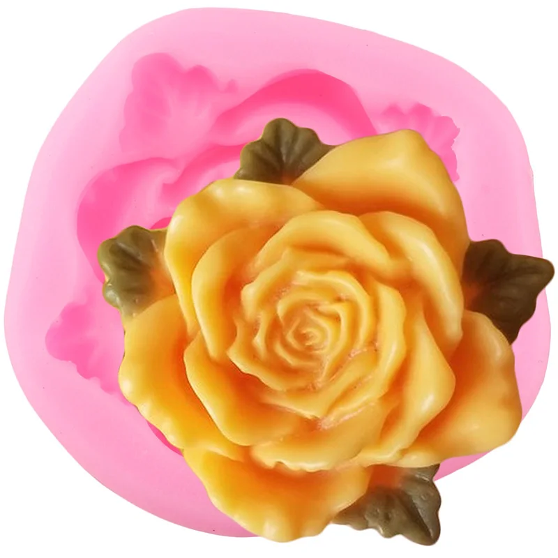 Roses Flowers Silicone Mold DIY Baking Chocolate Fondant Molds Wedding Cake Decorating Tools Clay Resin Candy Moulds