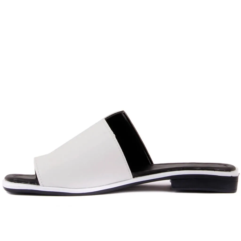 Moxee-Colore Bianco DELLE Donne Sandali Infradito