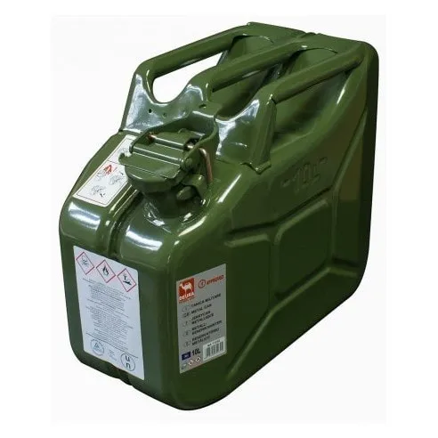 Approved metal drum 10 liters measures: 35x30x16 cm optional filling peak.