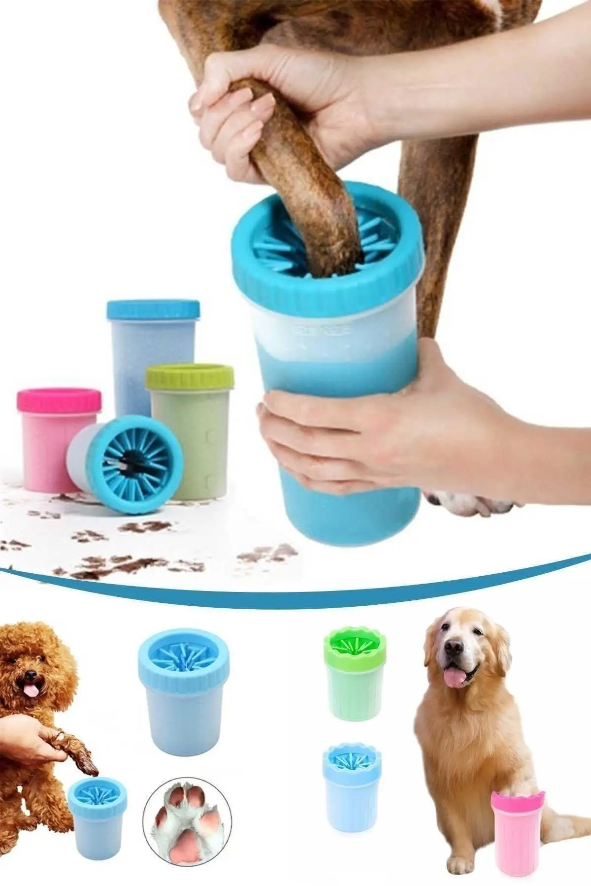 Pet Products Hygiene Supplies Dog Paw Washing and Cleaning Apparatus -Small Size- Practical