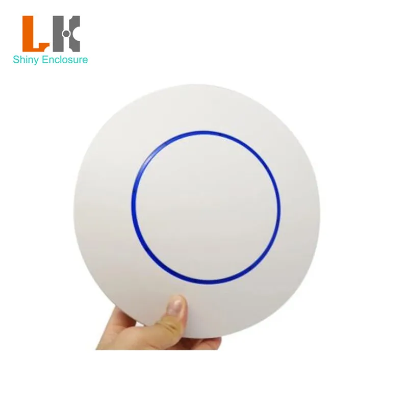 

LK-R06 Oem Ceiling AP Plastic Electrical Enclosure Project Box IOT Smart Home Wifi Router Plastic Equipment Housing 200x45mm