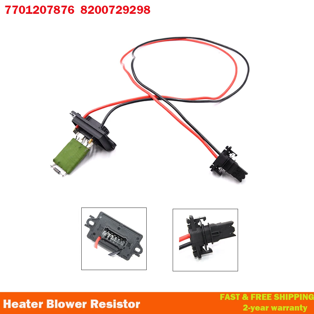 

7701207876 8200729298 509638 Car Blower Motor Resistor Replacement For Renault Scenic II / Grand Scenic II