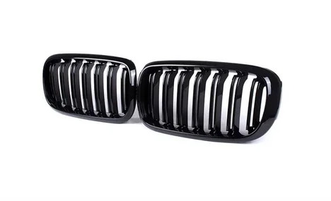 

Gloss Black Front Kidney Grille for BMW X5 X6 Series F15 2015 2016 2017 2018 Grille Front Bumper Grill Car Styling Quality