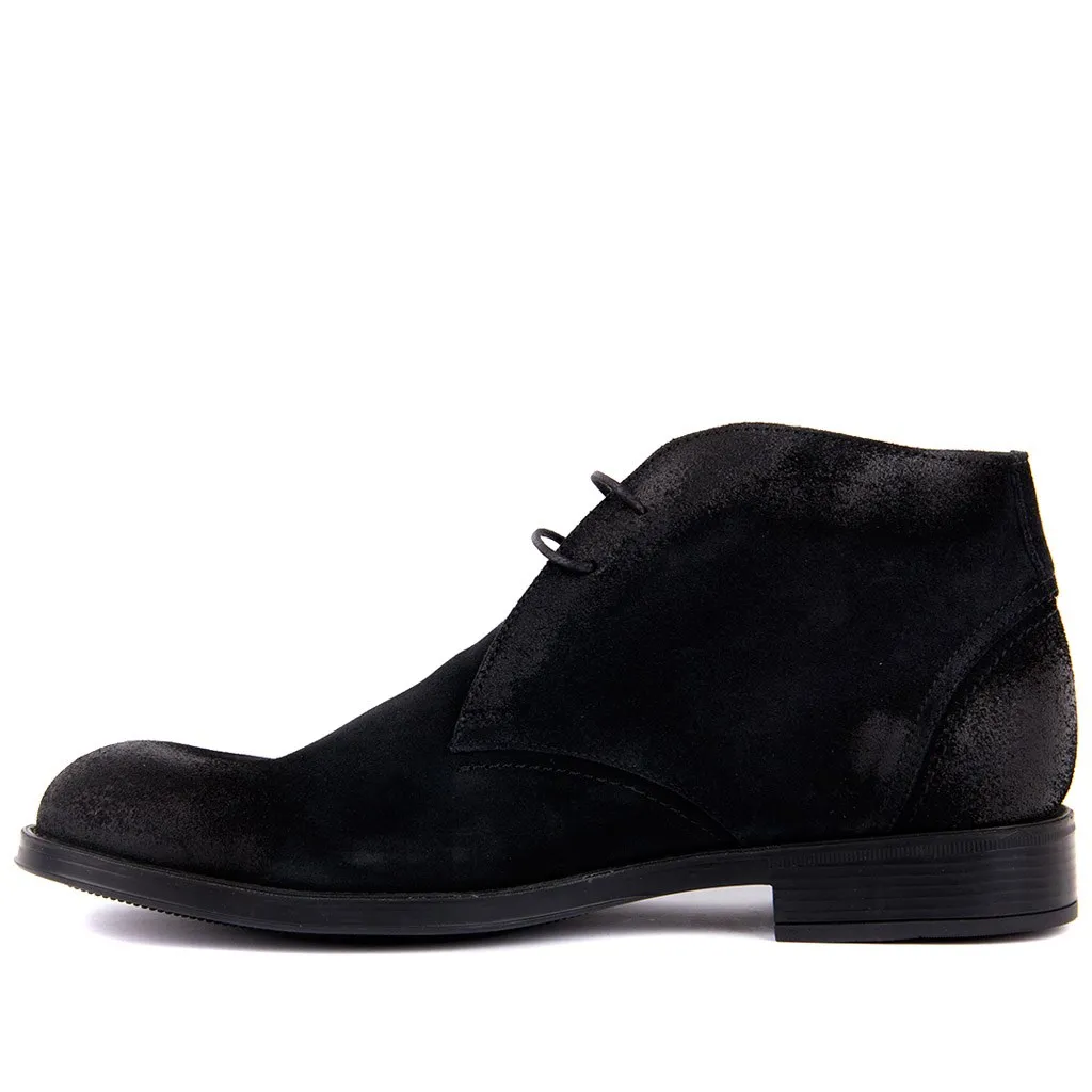 Botas de couro de camurça