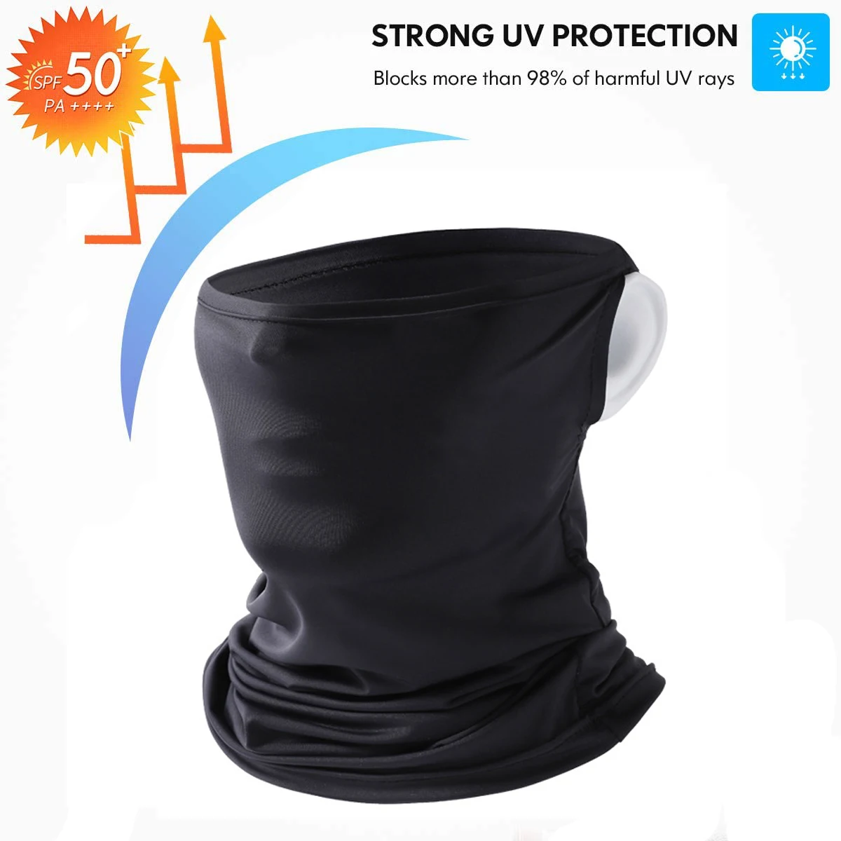 Halsbeenkap Met Oor Lussen Vissen Sjaal Zon Uv Bescherming Gezichtsmasker Bandana Met Polsband Balacalavas Outdoor Sport Voor Volwassen