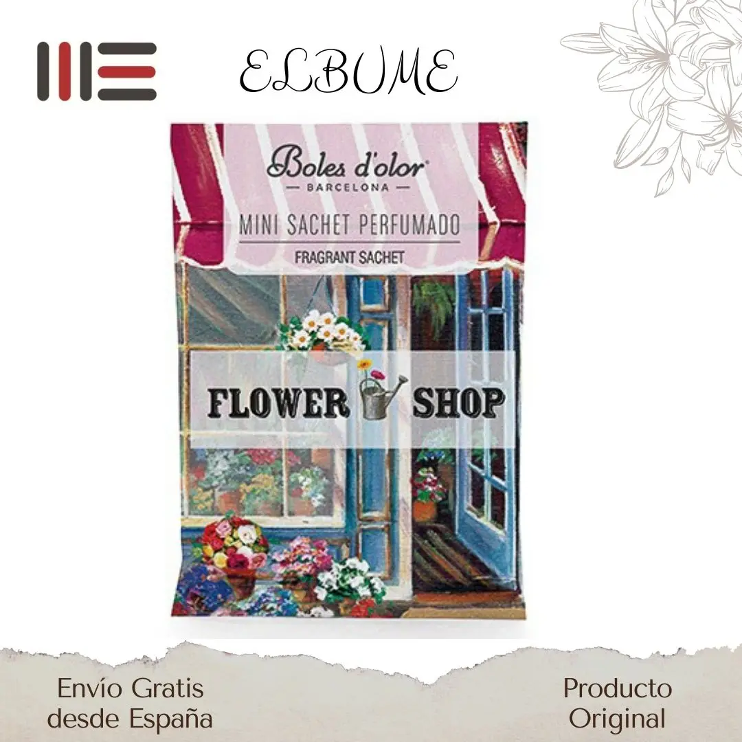 FLOWER SHOP perfume air freshener Boles fill your cupboards, car, drawers, clothes boxes, cobblers of nice scented aromas. The small environment that does not take up space lasts 6 months active.