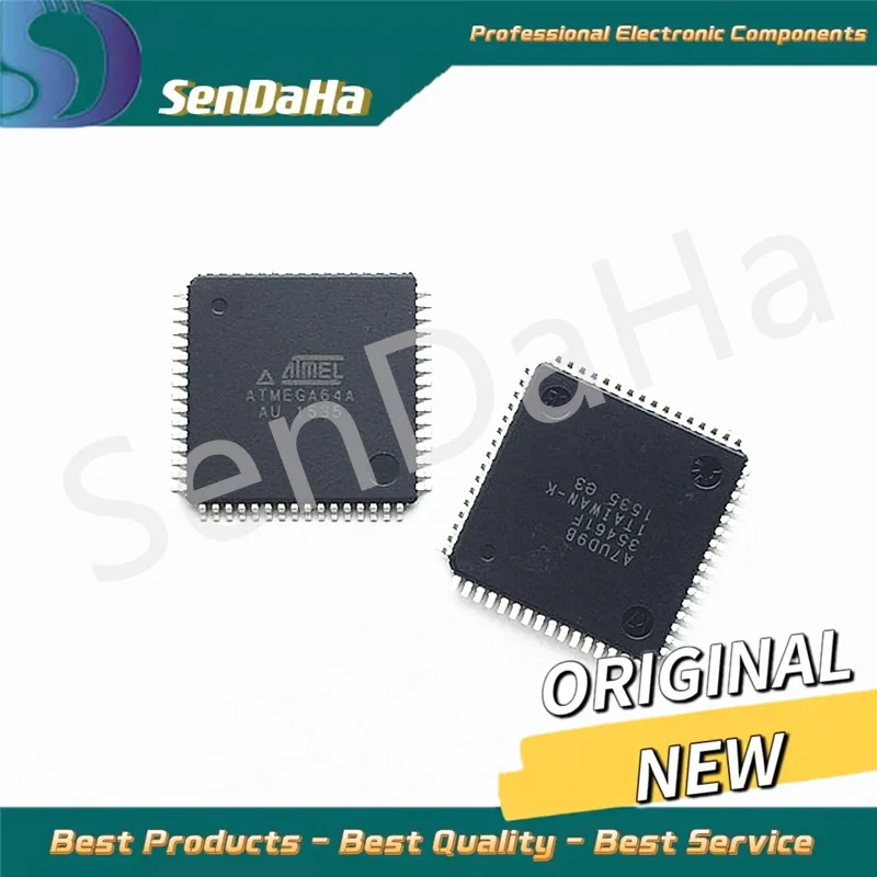 ATMEGA64A-AU   ATMEGA64A  QFP64 new original 1pcs/lot free Shipping