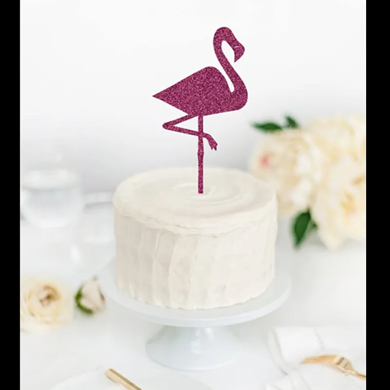 

2024Personalize Flamingo Cupcake Toppers, Sweet 16 Birthday Party, Custom Any Text, Baby Shower