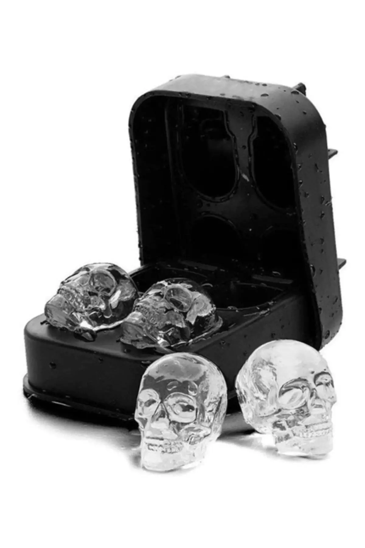 Home Products Skeleton Skull Ice Mold Shaper Interesting Modern Stylish Flamboyant Surprise Your Friends Have Fun