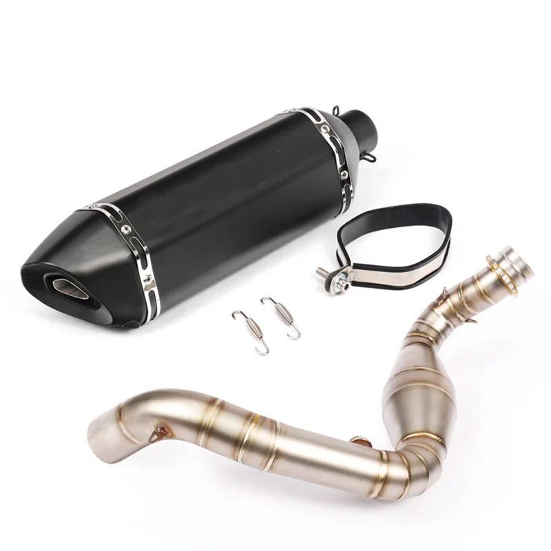 Motorcycle Exhaust Slip on G310R G310GS Muffler Escape Silencer Tail Tip Connect Link Tube for BMW G310R G310GS