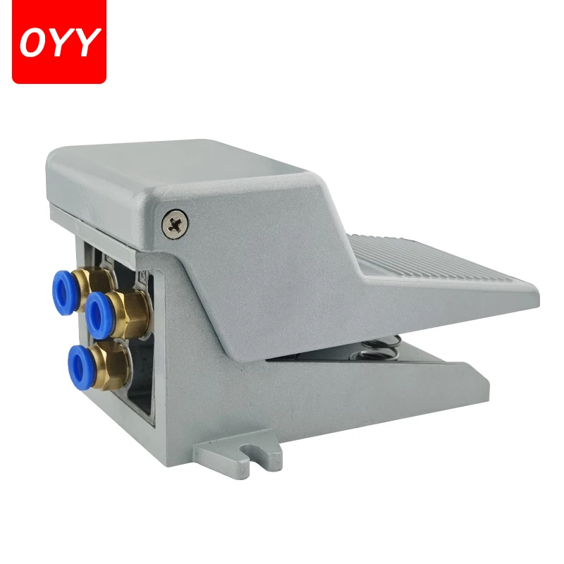 4F210-08 2 Position 5 Way Momentary Air Tool Foot Pneumatic Pedal Valve Switch4F210-08L Lock Pedal Valve