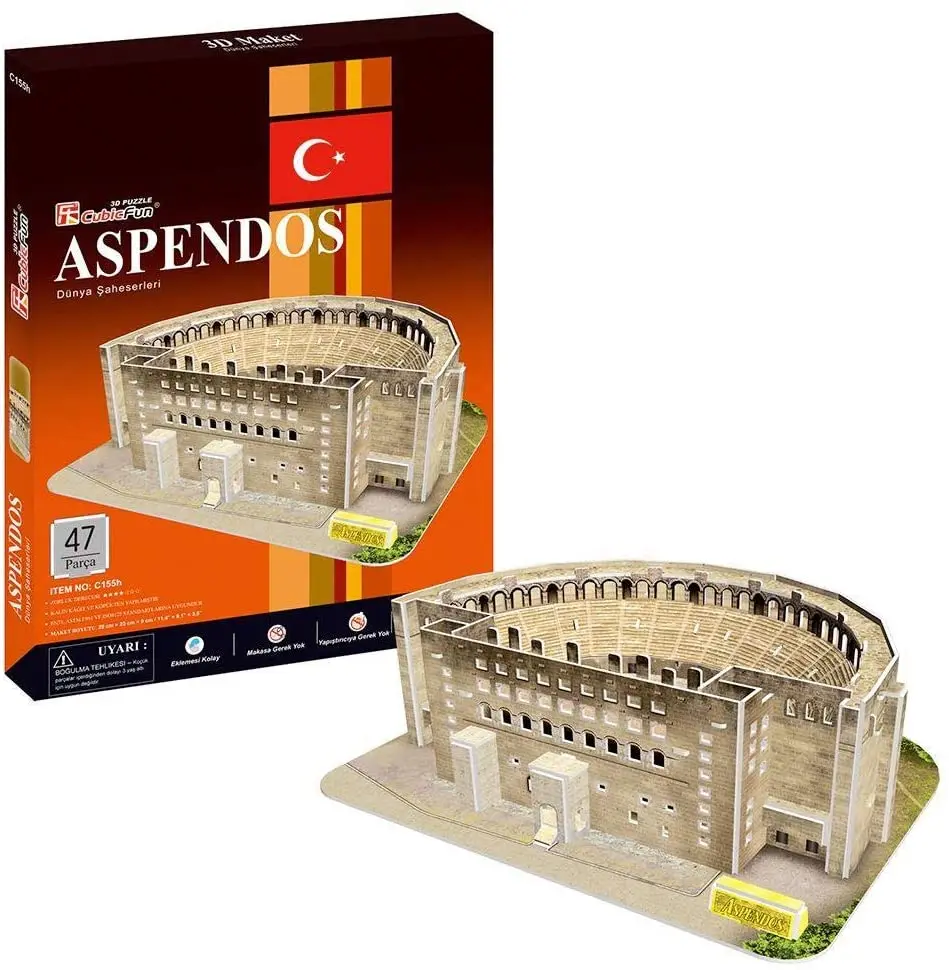 Cubic Fun Aspendos Antalya Serik 47 pieces 3D Puzzle