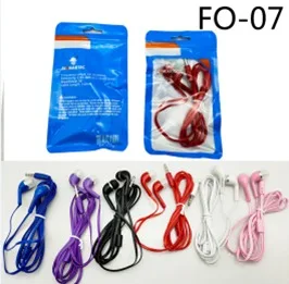 Riomar earphone FO-07 assorted colors stereo headset with P3 cable