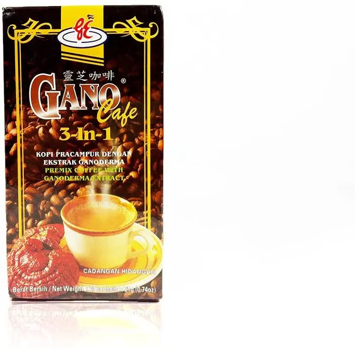 1x Gano Excel Cafe 3 in 1 Coffee Ganoderma Healthy Coffee Healthy , Present , Practical , Turkey Fast Shipping , New 2023 Day