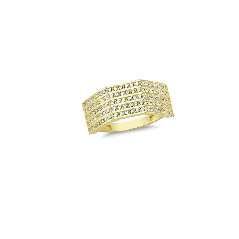 14K Solid Gold Designer Ring for Women