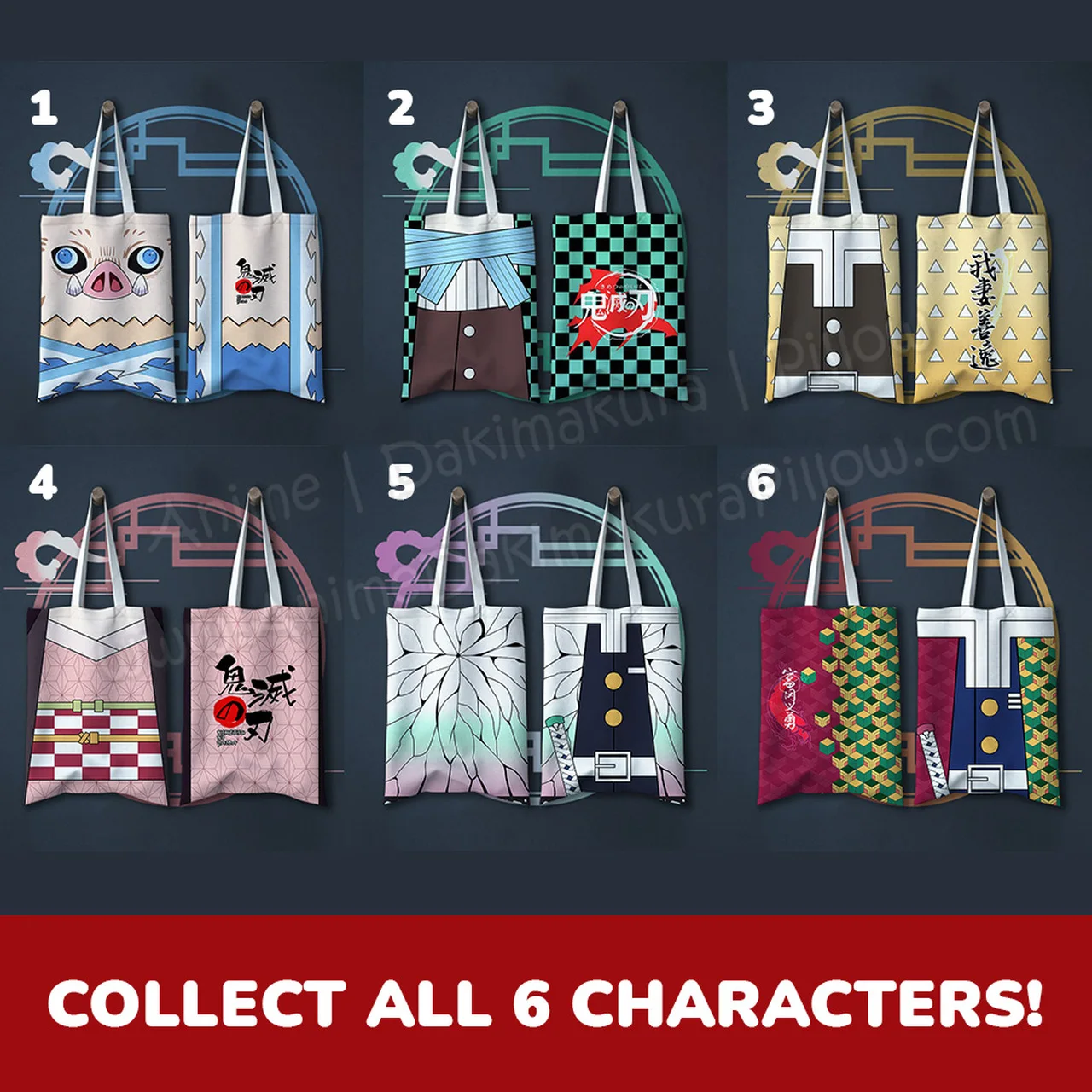

Hobby Express Anime CHARACTERS Special Edition Reusable Anime Heavy Duty Shopping Tote Bag ADP-037