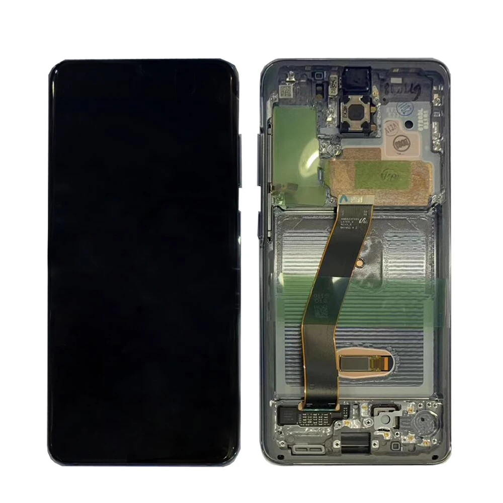 توصية وتحليل لوحدة شاشة Samsung Galaxy S20 G980F/DS مع إطار أسود