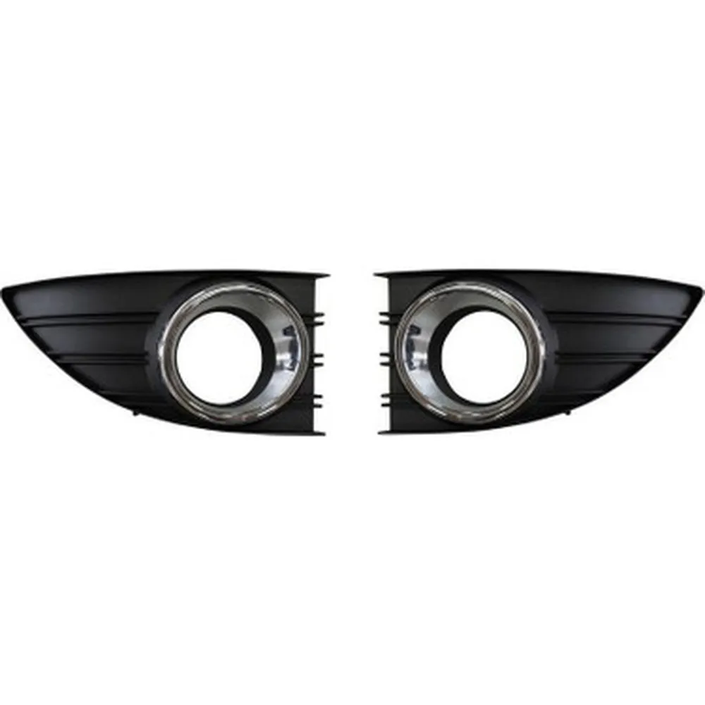 2PCS/High Quality FOR Renault Fluence Front Bumper Fog Light Lamp Cover Frame Car Accessories Left And Right