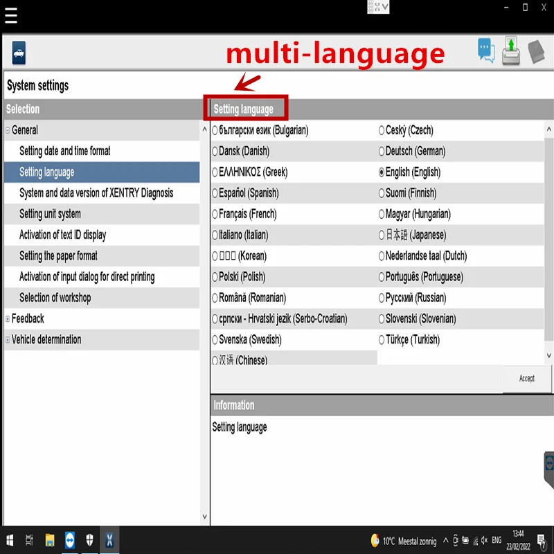 Newest version 2023.09 xentry software install and activation remotely can work with Diagnostic for C4/C5/C6 and openport 2.0