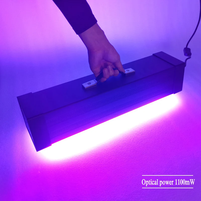 Portable 144 beads 288W high energy UV curing lamp LED ultraviolet lamp UV glue shadowless glue curing lamp green oil gloss glue