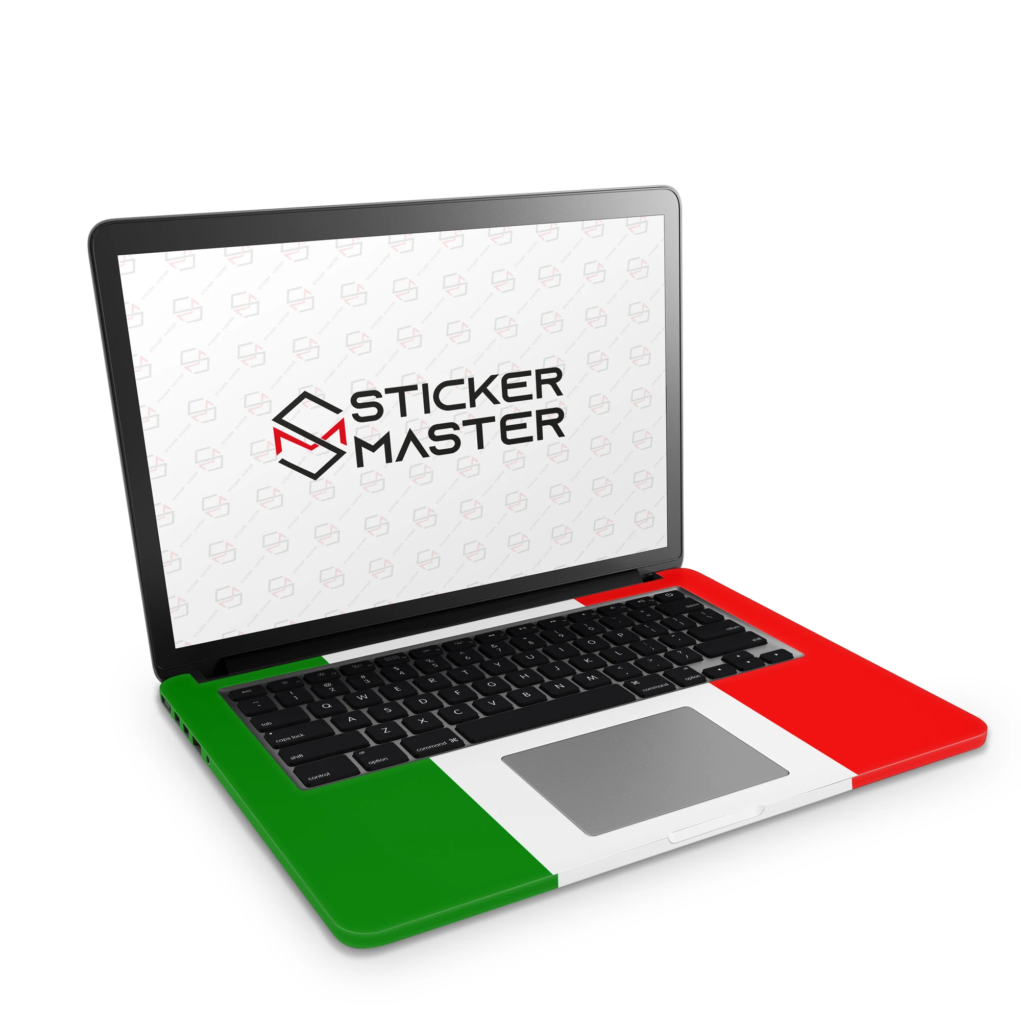 Sticker Master  italian Flag Laptop Vinyl Sticker Skin Cover For 10 12 13 14 15.4 15.6 16 17 19 