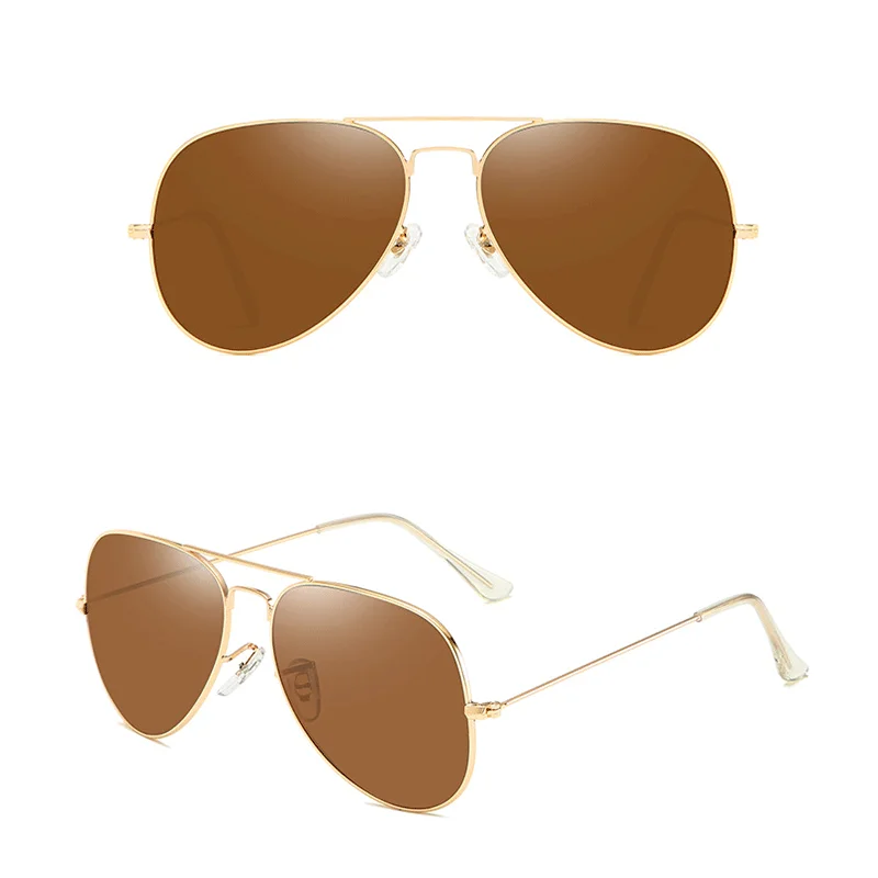 Neue Mode Luftfahrt Sonnenbrille Männer Frauen Klassische Pilot Gläser Objektiv Edelstahl Rahmen Vintage Gradienten Fahren Brillen UV40 – Detail 6