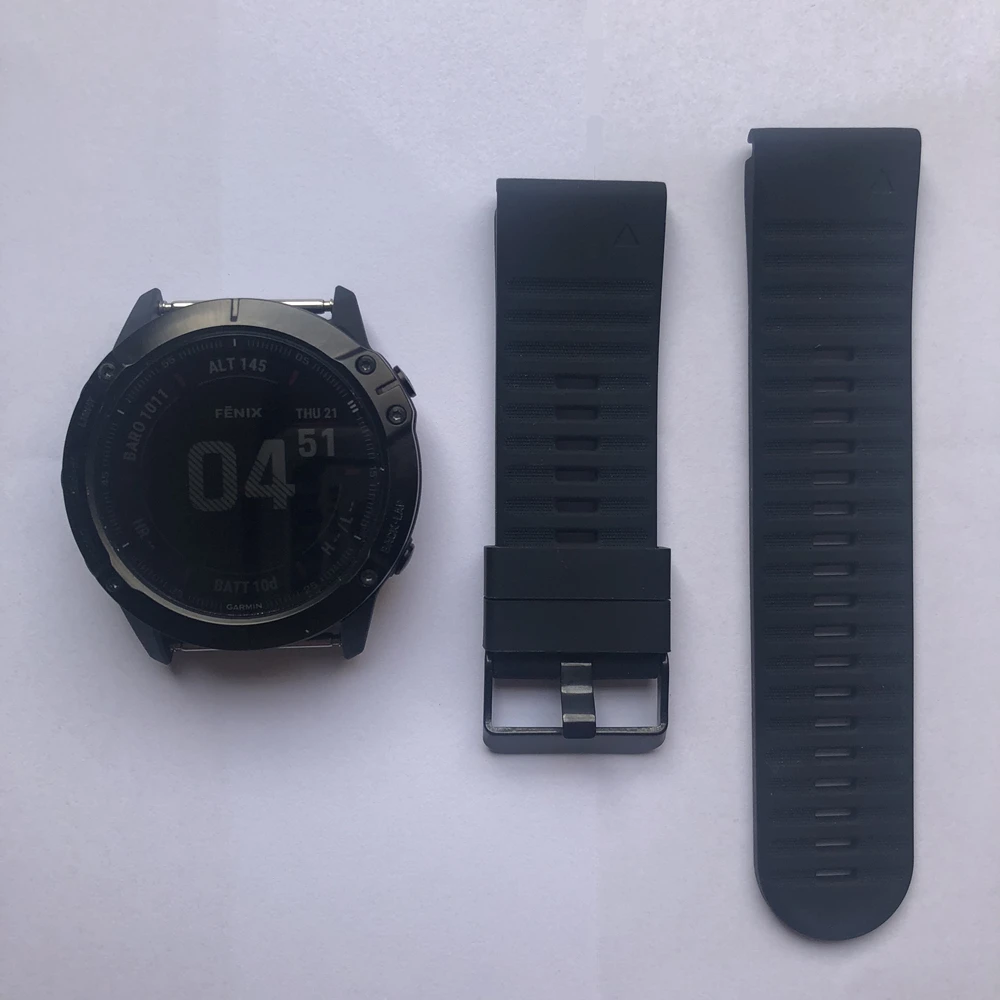 Original Garmin Fenix6X computer watch Used 90% New Fenix 6X GPS Second-hand Support English Out Front Mount Case ADLC PRO SOLAR