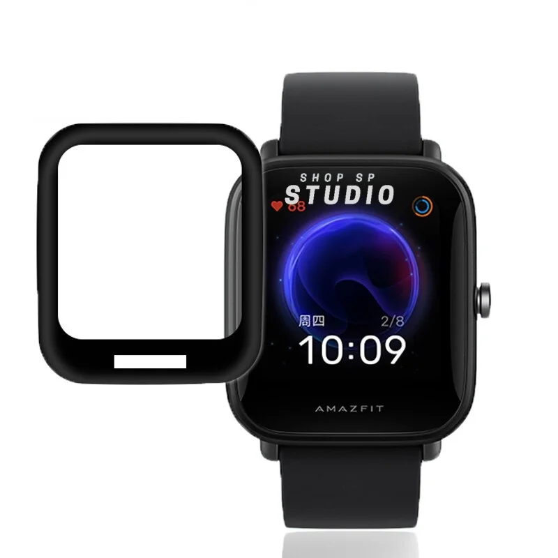 3D TPU screen for Xiaomi smartwatch Amazfit BIP U or BIP S + wipe C/1un