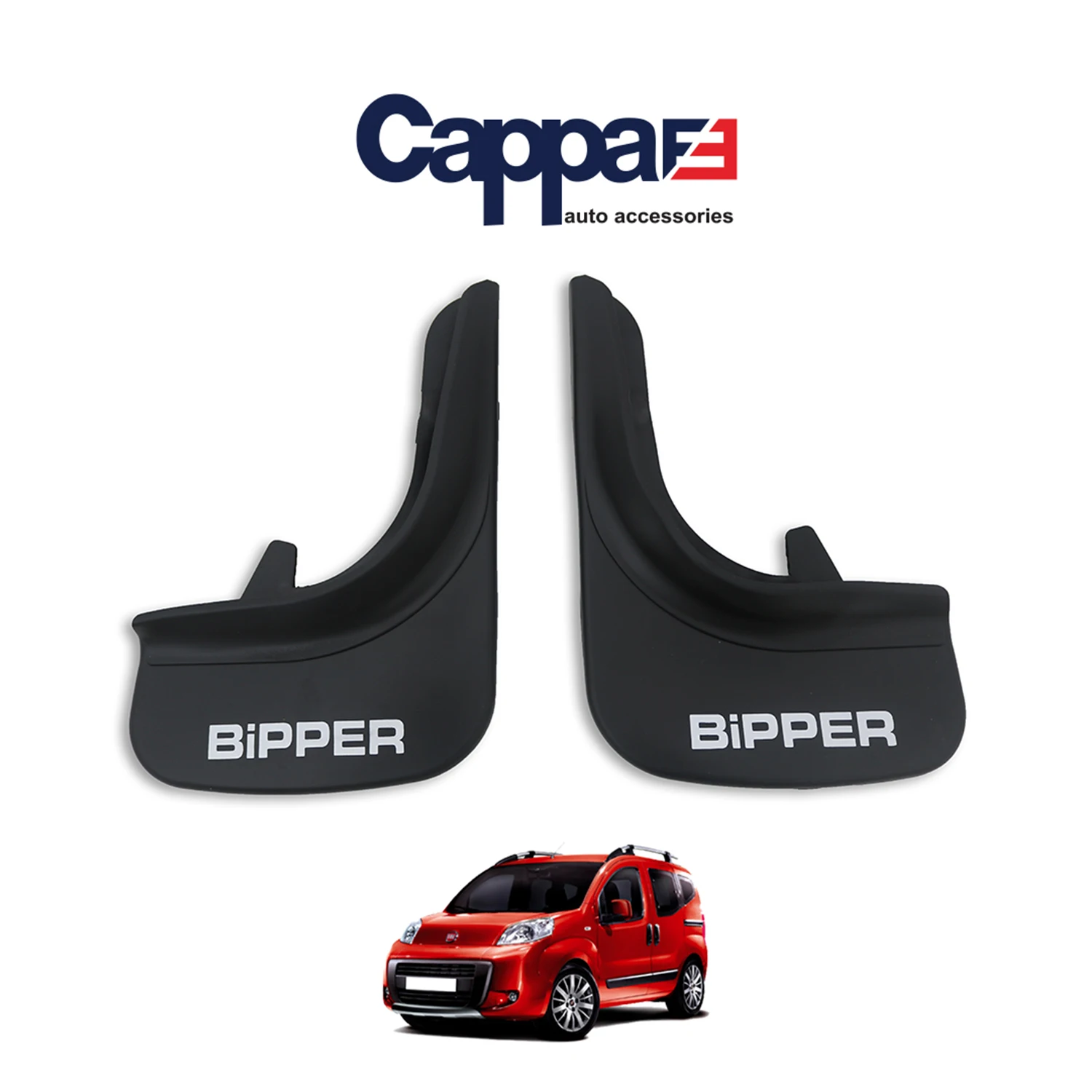 

CAPPAFE Universal Mudflaps Mud Flaps Splash Guards Mudguards 2 Pcs/Set For Peugeot Bipper Each Models Competible