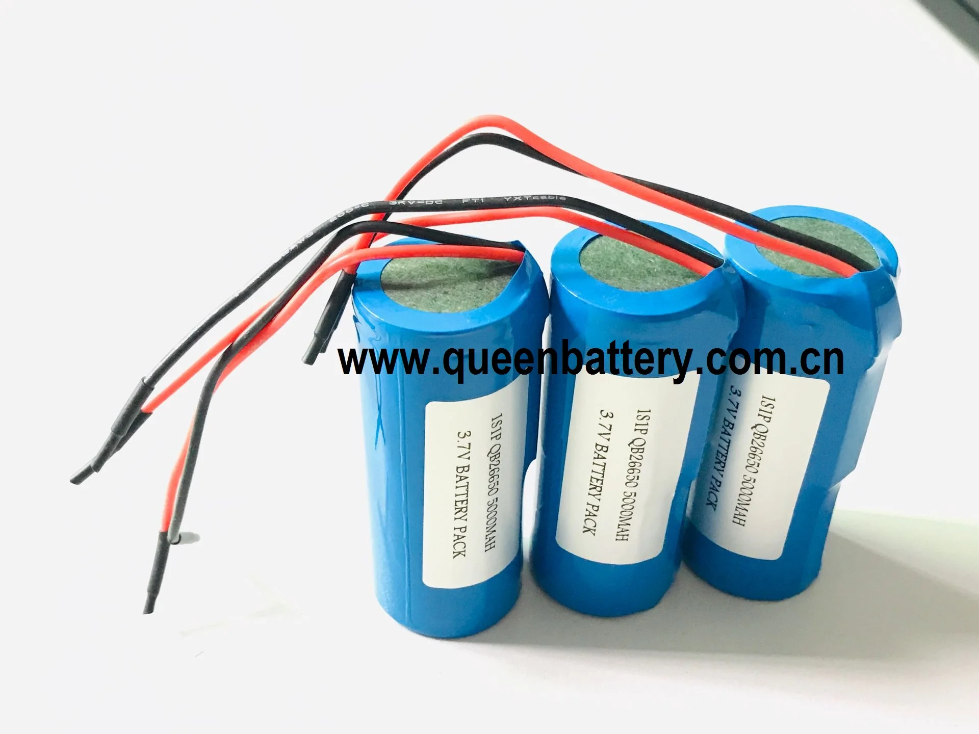 QB26650 3.6V QB 26650 li-ion led lighting battery pack 1s1p 3.7v 5000mah with PCB/PCM 5A (4MOS)with lead wire 10cm