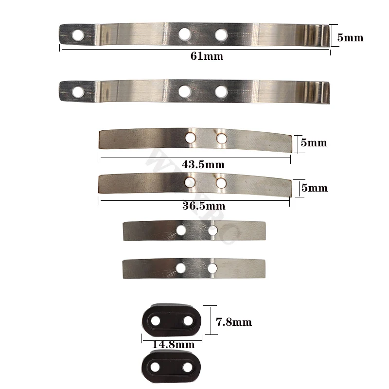 4/6 Chiếc WPL D12 D42 Hấp Thụ Sốc Lò Xo Lá Bộ WPL D12 B14 B24 B16 B36 RC xe Tải Xe Phần Phụ Kiện