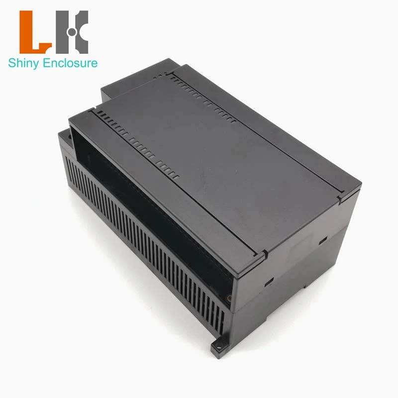 LK-PLC18 Mount Din Rail Enclosure ABS/PC Plastic Industrial Electrical Din Rail Enclosure 179x100x77mm