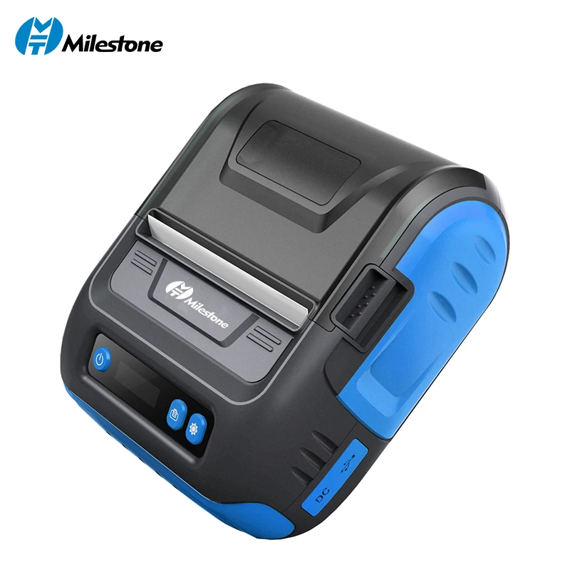 Milestone-Impresora térmica de recibos de 3 pulgadas, máquina de impresión Portátil con Bluetooth, compatible con Windows, Ios y Android, 80mm,