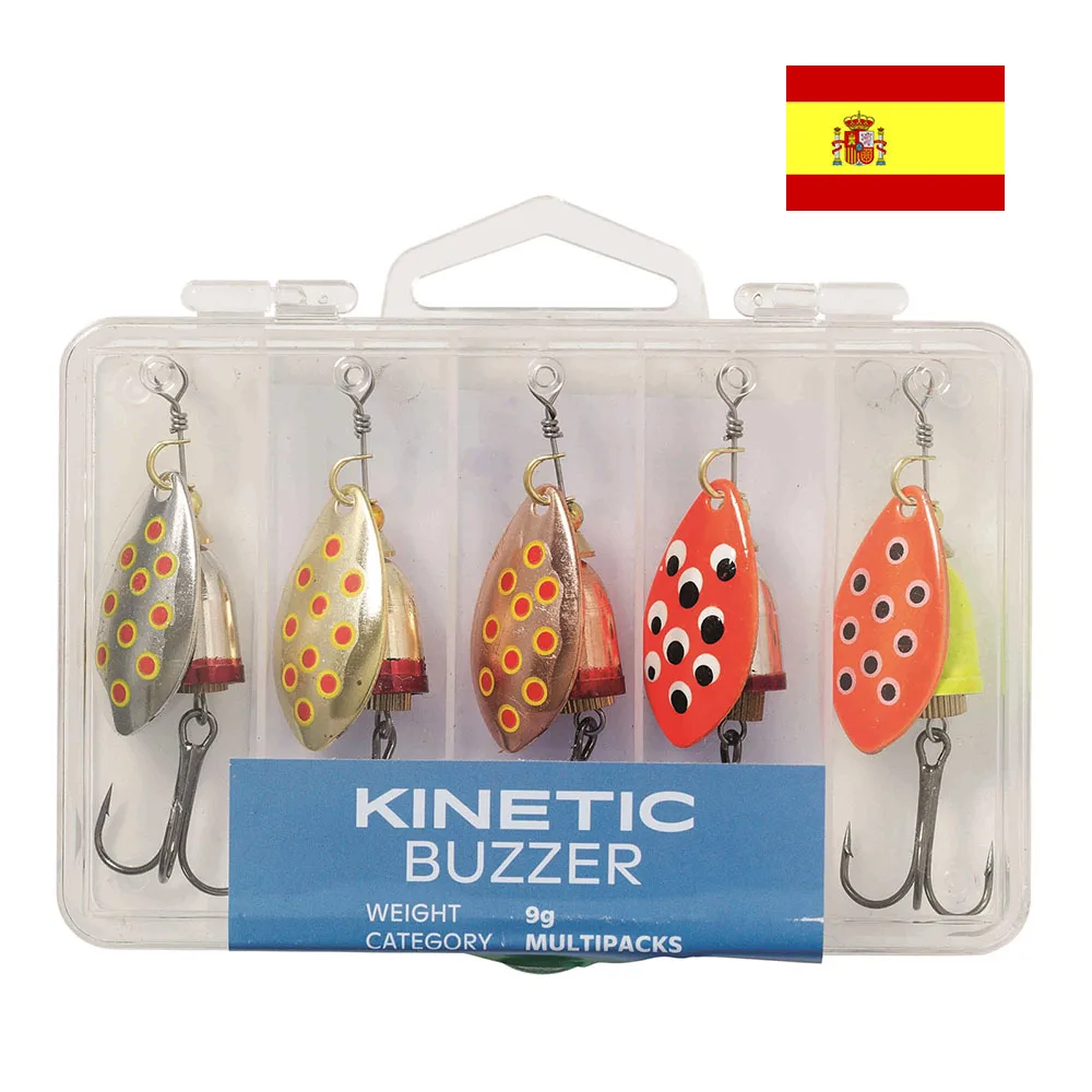 KINETIC Kit buckets fishing trout BUZZER - 9 gr - 5 PCs