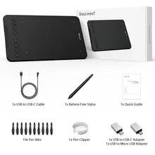 Deco mini7 7x4.3 Inch Graphics Tablet with 16K Pressure Level #4