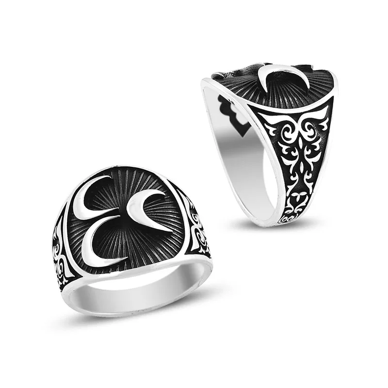 925 Silver Ethnic Turkish Rings Special Design