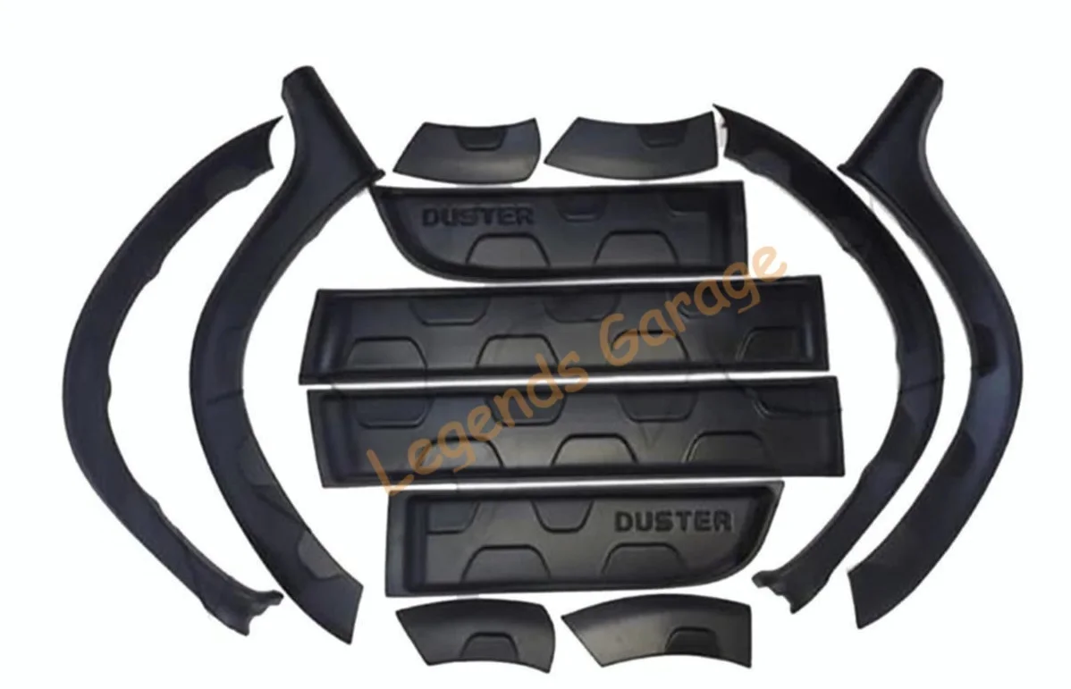 Side hood Protector for Dacia Duster 12 pieces models 2010-2022 off road design mud splitter hot