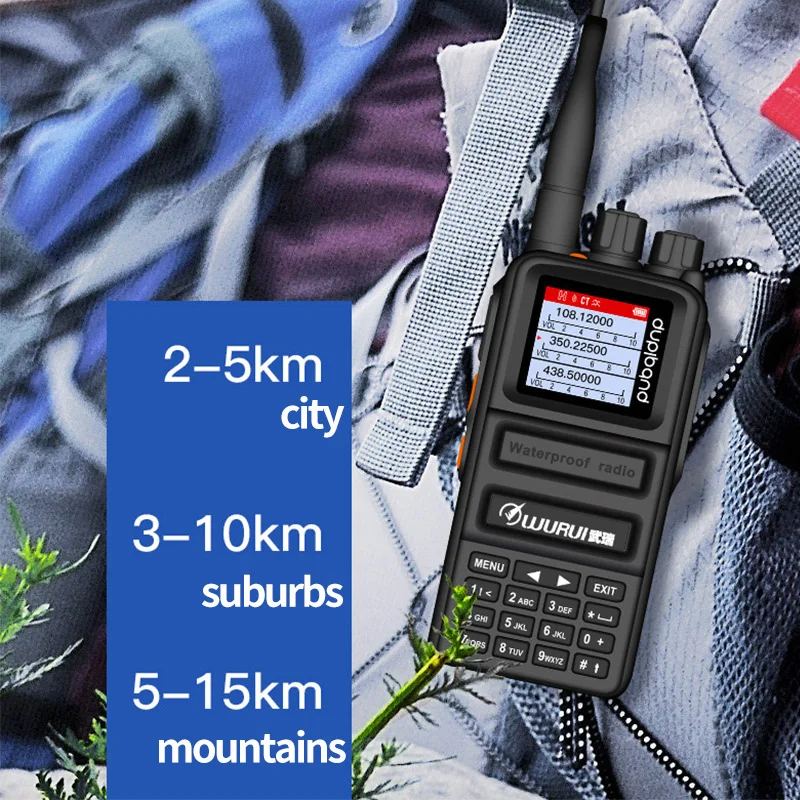 air police scanner walkie talkie walkie full band radio comunicatador ham autoradio mini handy kids amatear FM AM profesional UV