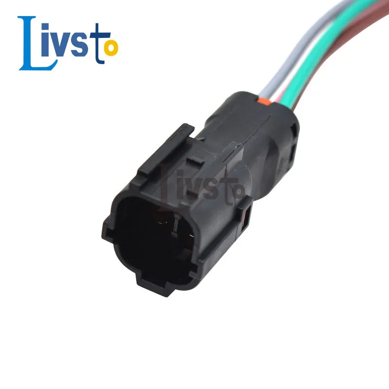 1 Set 4 Pin Way Black Waterproof Female Auto Wire Harness Connector MG640333-5 KET SWP Series