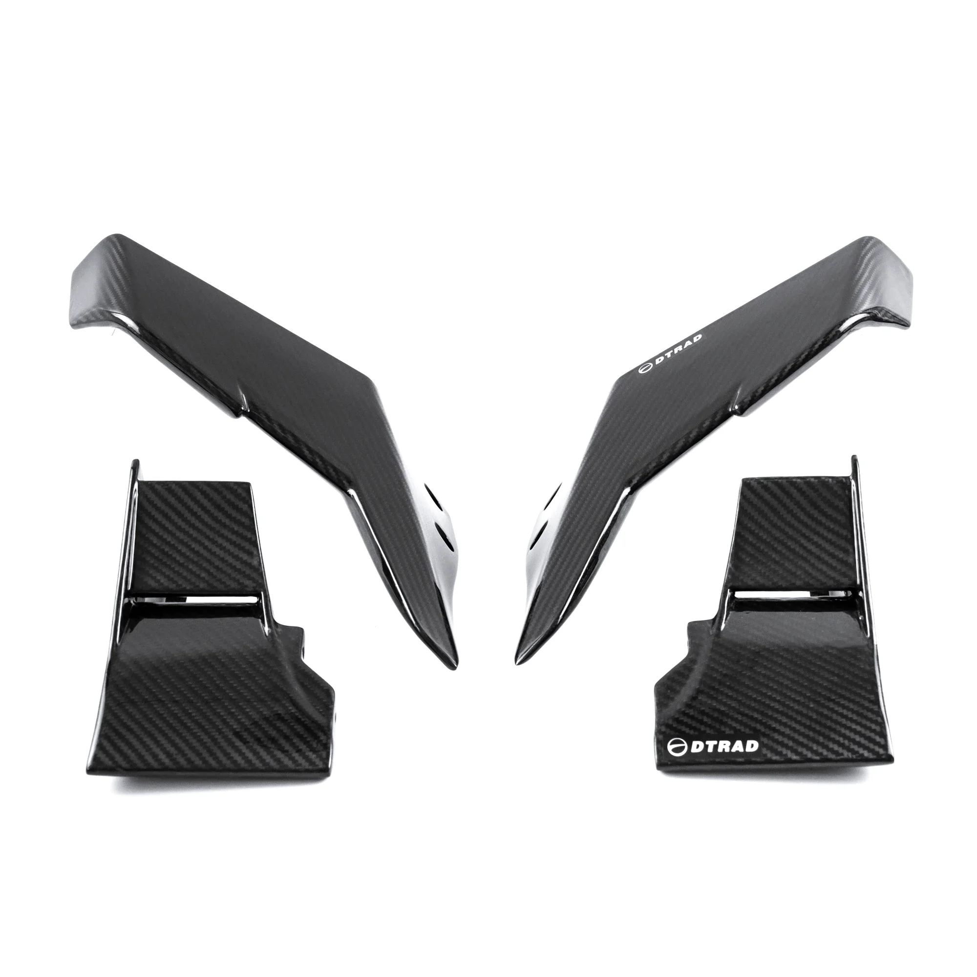 Second Generation Winglets Air Deflector Fit for KAWASAKI NINJA H2 H2R 2015-2022 100% Carbon Fiber Side Fixed Wing