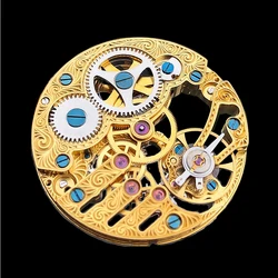 Gold Genuine Seagull TY3620-2B St3620k Movement Skeleton Hollow Manual Winding ST36 Watch ETA 6498 Replacement Part