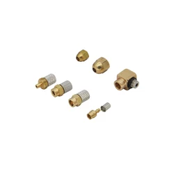 RC Copper Welding Oil Nozzle Connector 3mm/4mm Copper Pipe for RC Hydraulic Excavators Loaders Truck Upgraded Toy Accessories