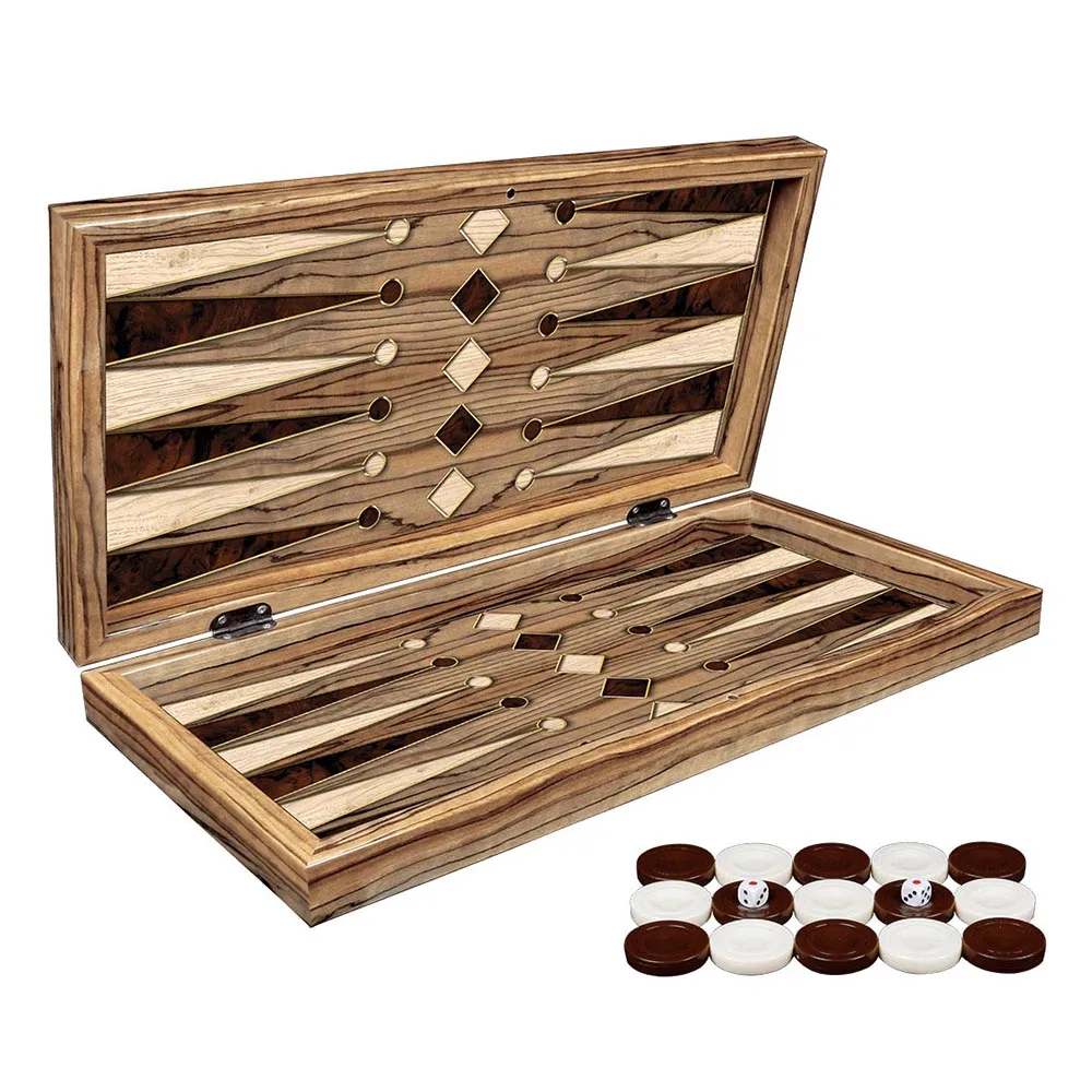 Premium Backgammon Board Game Luxury Large Size Entertainment Set