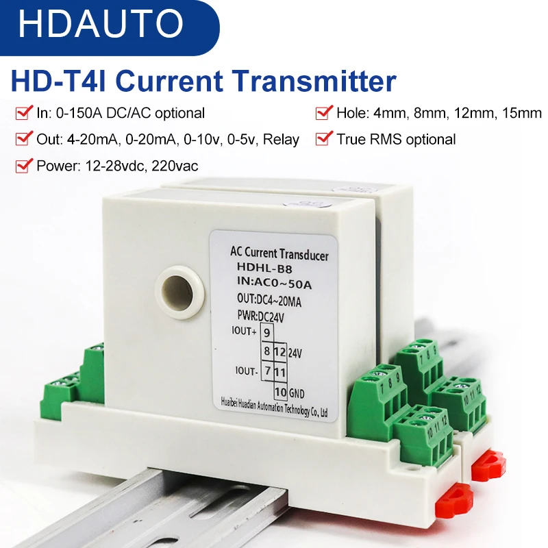 Modulo trasmettitore di corrente 4-20mA sensore di misurazione corrente DC analogico